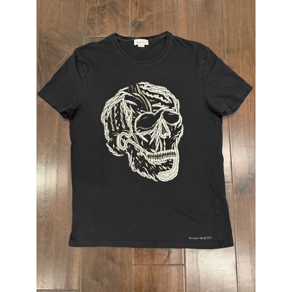 Alexander McQueen Skull Print T-Shirt - Picture 2 of 6